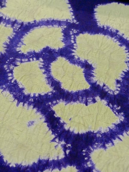 画像7: M0830D  女性用 道行  シルク(正絹)  鮮やか 紫色, ぼたん 【中古】 【USED】 【リサイクル】 ★☆☆☆☆ (7)