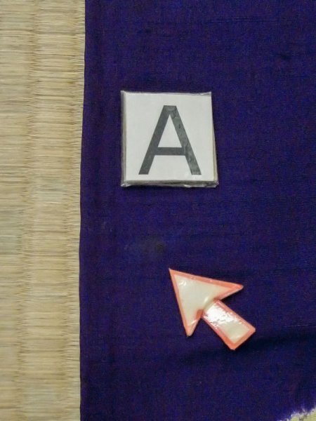 画像12: M0830D  女性用 道行  シルク(正絹)  鮮やか 紫色, ぼたん 【中古】 【USED】 【リサイクル】 ★☆☆☆☆ (12)