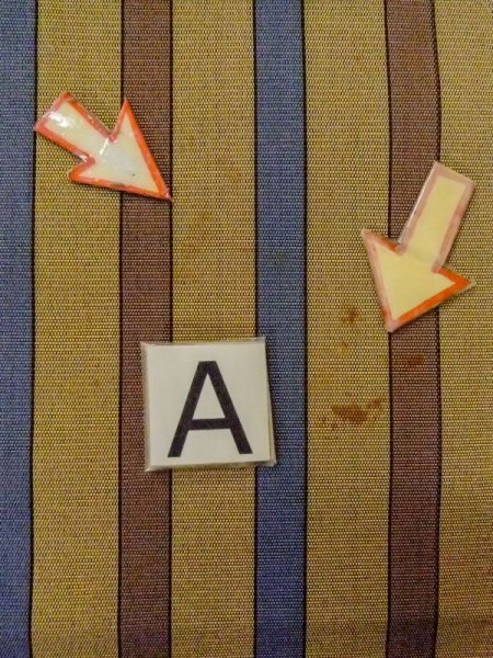 画像11: M0901M 半幅帯 女性用着物 シルク(正絹)   茶色 縞 【中古】 【USED】 【リサイクル】 ★★★☆☆ (11)