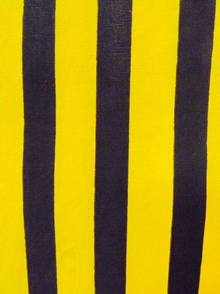 画像3: M0901N 半幅帯 女性用着物 綿   黒 縞 【中古】 【USED】 【リサイクル】 ★★★☆☆ (3)