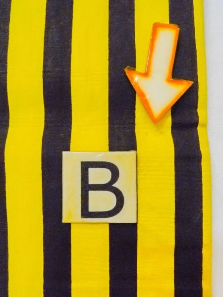 画像9: M0901N 半幅帯 女性用着物 綿   黒 縞 【中古】 【USED】 【リサイクル】 ★★★☆☆ (9)