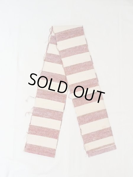 画像1: M0901O 半幅帯 女性用着物 混   オフ　ホワイト 縞 【中古】 【USED】 【リサイクル】 ★★★☆☆ (1)