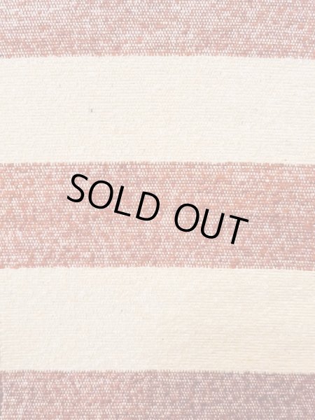 画像2: M0901O 半幅帯 女性用着物 混   オフ　ホワイト 縞 【中古】 【USED】 【リサイクル】 ★★★☆☆ (2)