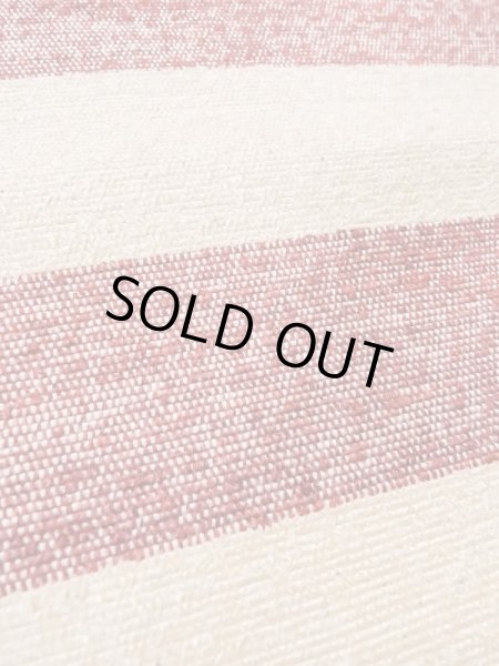 画像5: M0901O 半幅帯 女性用着物 混   オフ　ホワイト 縞 【中古】 【USED】 【リサイクル】 ★★★☆☆ (5)