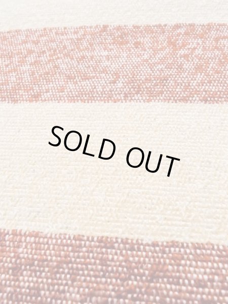 画像6: M0901O 半幅帯 女性用着物 混   オフ　ホワイト 縞 【中古】 【USED】 【リサイクル】 ★★★☆☆ (6)