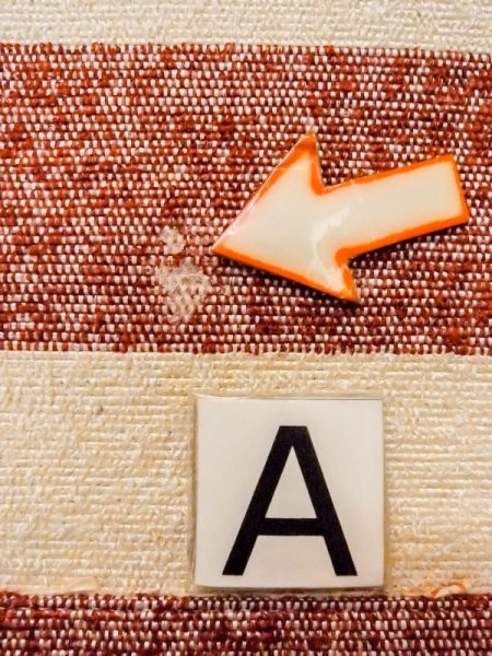 画像10: M0901O 半幅帯 女性用着物 混   オフ ホワイト 縞 【中古】 【USED】 【リサイクル】 ★★★☆☆ (10)