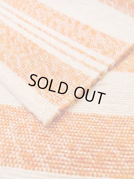 画像7: M0901P 半幅帯 女性用着物 混   オフ　ホワイト 縞 【中古】 【USED】 【リサイクル】 ★★★☆☆ (7)