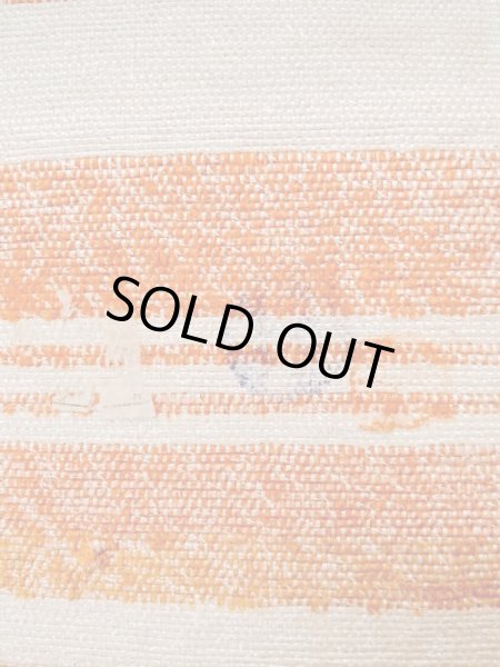 画像8: M0901P 半幅帯 女性用着物 混   オフ　ホワイト 縞 【中古】 【USED】 【リサイクル】 ★★★☆☆ (8)