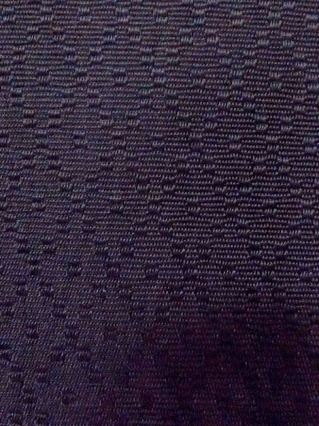 画像4: M0902B 半幅帯 女性用着物 シルク(正絹)   黒 菱 【中古】 【USED】 【リサイクル】 ★★★☆☆ (4)