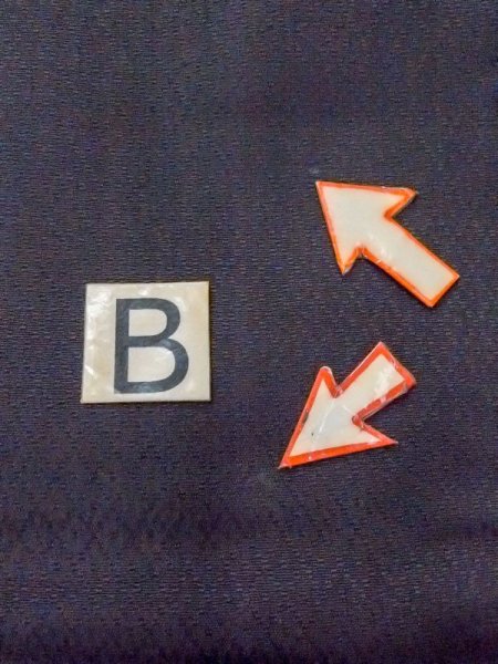 画像9: M0902B 半幅帯 女性用着物 シルク(正絹)   黒 菱 【中古】 【USED】 【リサイクル】 ★★★☆☆ (9)