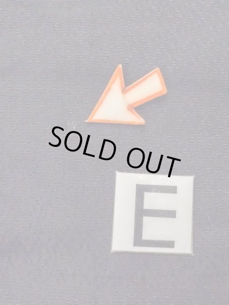 画像12: M0902B 半幅帯 女性用着物 シルク（正絹）   黒 菱 【中古】 【USED】 【リサイクル】 ★★★☆☆ (12)