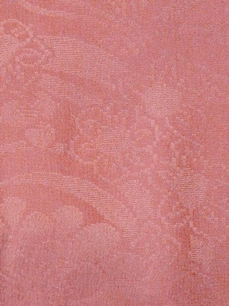 画像6: M0907B  女性用 羽織  シルク(正絹)  淡い 珊瑚色,  【中古】 【USED】 【リサイクル】 ★☆☆☆☆ (6)