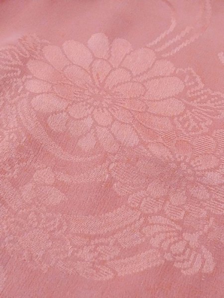 画像7: M0907B  女性用 羽織  シルク(正絹)  淡い 珊瑚色,  【中古】 【USED】 【リサイクル】 ★☆☆☆☆ (7)