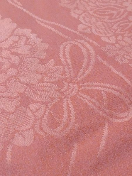 画像8: M0907B  女性用 羽織  シルク(正絹)  淡い 珊瑚色,  【中古】 【USED】 【リサイクル】 ★☆☆☆☆ (8)