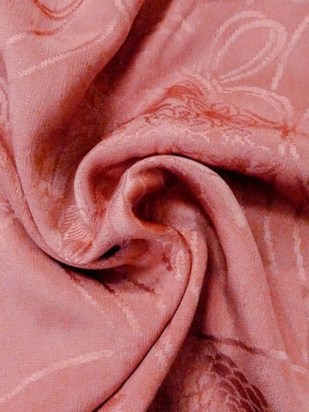 画像10: M0907B  女性用 羽織  シルク(正絹)  淡い 珊瑚色,  【中古】 【USED】 【リサイクル】 ★☆☆☆☆ (10)