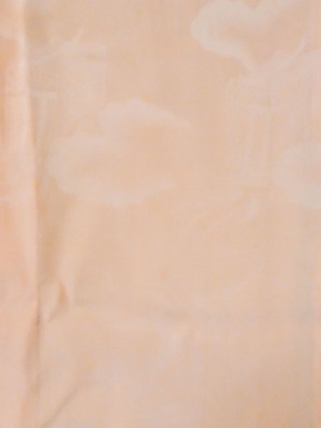 画像4: M0907E  女性用 羽織  シルク(正絹) 淡い 薄い 橙色,  【中古】 【USED】 【リサイクル】 ★★☆☆☆ (4)