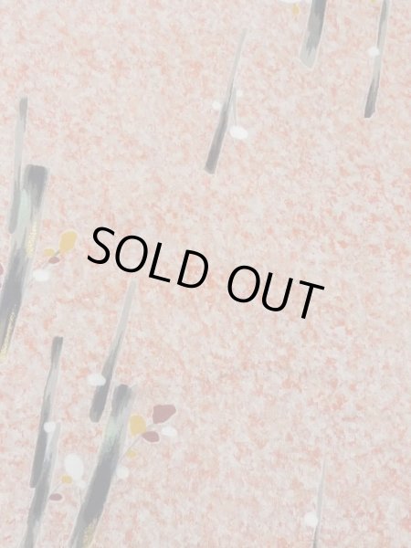 画像4: M0907F  女性用 羽織  シルク（正絹）   珊瑚色, 木 【中古】 【USED】 【リサイクル】 ★☆☆☆☆ (4)