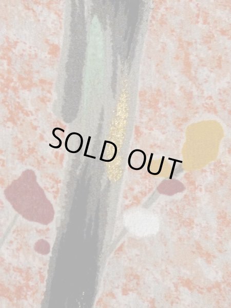 画像6: M0907F  女性用 羽織  シルク（正絹）   珊瑚色, 木 【中古】 【USED】 【リサイクル】 ★☆☆☆☆ (6)