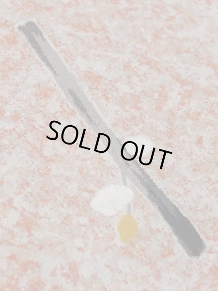 画像9: M0907F  女性用 羽織  シルク（正絹）   珊瑚色, 木 【中古】 【USED】 【リサイクル】 ★☆☆☆☆ (9)