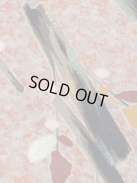 画像10: M0907F  女性用 羽織  シルク（正絹）   珊瑚色, 木 【中古】 【USED】 【リサイクル】 ★☆☆☆☆ (10)