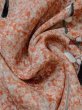 画像12: M0907F  女性用 羽織  シルク（正絹）   珊瑚色, 木 【中古】 【USED】 【リサイクル】 ★☆☆☆☆ (12)