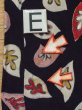 画像18: M0907G  女性用 羽織  シルク（正絹）   黒, 葉 【中古】 【USED】 【リサイクル】 ★☆☆☆☆ (18)