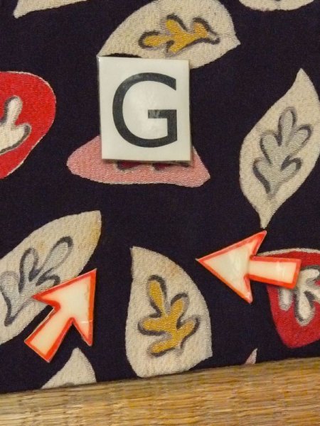 画像20: M0907G  女性用 羽織  シルク(正絹)   黒, 葉 【中古】 【USED】 【リサイクル】 ★☆☆☆☆ (20)