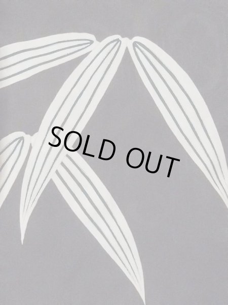 画像6: M0907J  女性用 羽織  シルク（正絹）   黒, 松/松葉 【中古】 【USED】 【リサイクル】 ★★☆☆☆ (6)