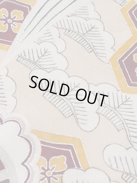 画像9: M0907J  女性用 羽織  シルク（正絹）   黒, 松/松葉 【中古】 【USED】 【リサイクル】 ★★☆☆☆ (9)