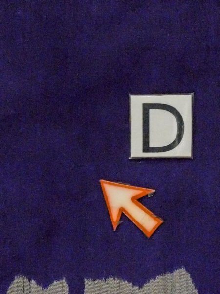 画像15: M0907M  女性用 羽織  シルク(正絹)  深い 紫色, 花 【中古】 【USED】 【リサイクル】 ★★☆☆☆ (15)