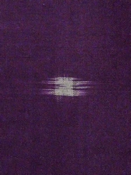 画像6: M0907N  女性用 羽織  シルク(正絹)  鮮やか 紫色, 抽象的模様 【中古】 【USED】 【リサイクル】 ★★☆☆☆ (6)