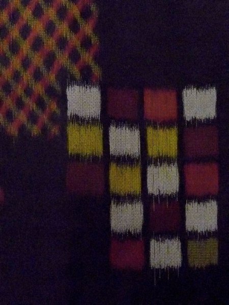 画像5: M0907P  女性用 羽織  シルク(正絹)   黒, 四角 【中古】 【USED】 【リサイクル】 ★☆☆☆☆ (5)