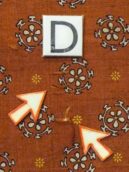 画像15: M0907Q  女性用 羽織  シルク(正絹) 深い 鮮やか 橙色, 花 【中古】 【USED】 【リサイクル】 ★★☆☆☆ (15)