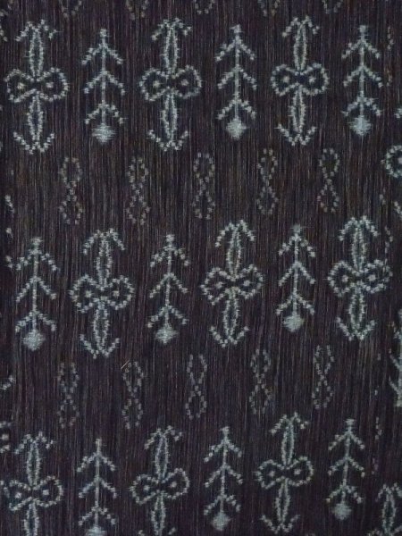 画像4: M0907S  女性用 羽織  シルク(正絹)   黒, 花 【中古】 【USED】 【リサイクル】 ★★★★☆ (4)