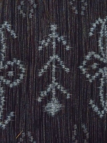 画像6: M0907S  女性用 羽織  シルク(正絹)   黒, 花 【中古】 【USED】 【リサイクル】 ★★★★☆ (6)