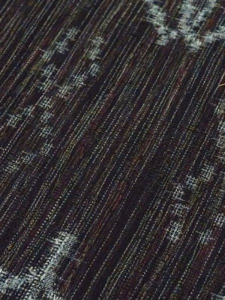 画像7: M0907S  女性用 羽織  シルク(正絹)   黒, 花 【中古】 【USED】 【リサイクル】 ★★★★☆ (7)