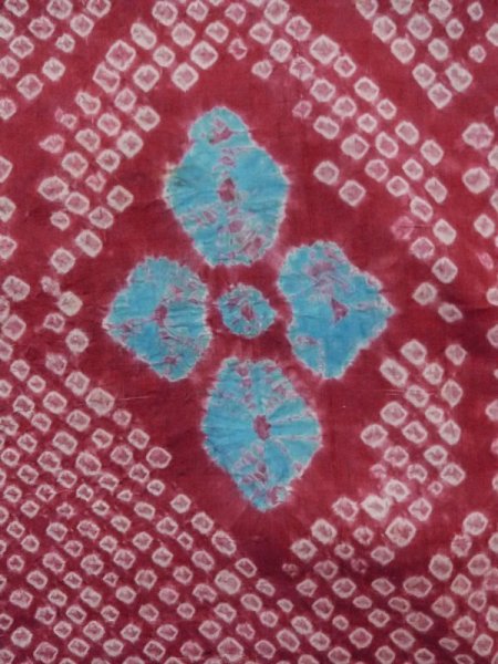 画像6: M0907T  女性用 羽織  シルク(正絹) 鮮やか 紫み 桃色, 菱 【中古】 【USED】 【リサイクル】 ★☆☆☆☆ (6)