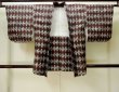 画像1: M0907V  女性用 羽織  シルク（正絹）   白, 菱 【中古】 【USED】 【リサイクル】 ★★★☆☆ (1)