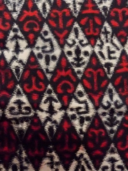 画像3: M0907V  女性用 羽織  シルク(正絹)   白, 菱 【中古】 【USED】 【リサイクル】 ★★★☆☆ (3)