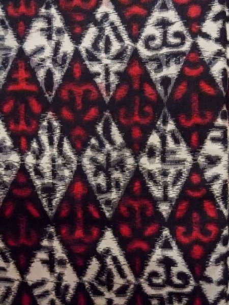 画像4: M0907V  女性用 羽織  シルク(正絹)   白, 菱 【中古】 【USED】 【リサイクル】 ★★★☆☆ (4)