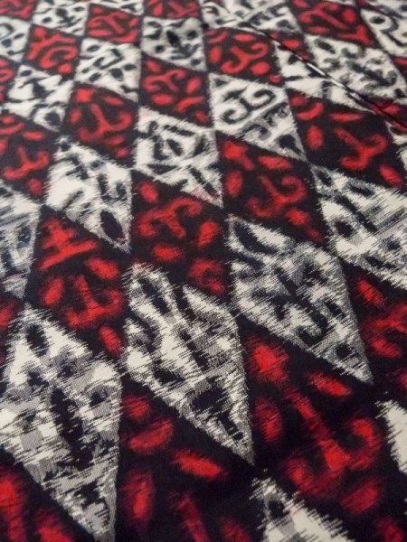 画像6: M0907V  女性用 羽織  シルク(正絹)   白, 菱 【中古】 【USED】 【リサイクル】 ★★★☆☆ (6)