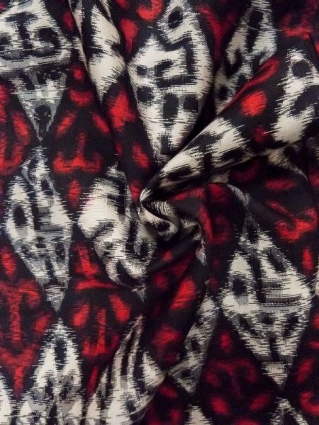 画像8: M0907V  女性用 羽織  シルク(正絹)   白, 菱 【中古】 【USED】 【リサイクル】 ★★★☆☆ (8)