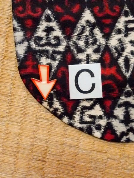 画像12: M0907V  女性用 羽織  シルク(正絹)   白, 菱 【中古】 【USED】 【リサイクル】 ★★★☆☆ (12)