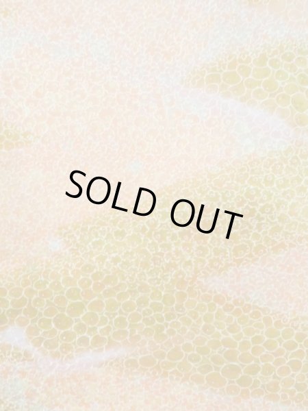 画像4: M0907Y  女性用 羽織  化繊 薄い 黄み 桃色, 花 【中古】 【USED】 【リサイクル】 ★★★★☆ (4)