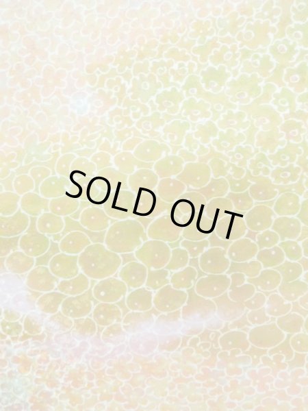 画像5: M0907Y  女性用 羽織  化繊 薄い 黄み 桃色, 花 【中古】 【USED】 【リサイクル】 ★★★★☆ (5)