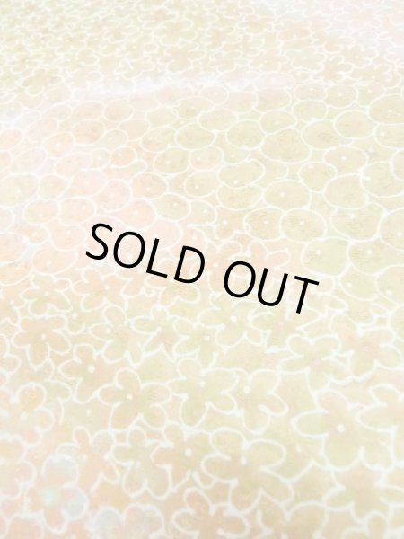 画像9: M0907Y  女性用 羽織  化繊 薄い 黄み 桃色, 花 【中古】 【USED】 【リサイクル】 ★★★★☆ (9)