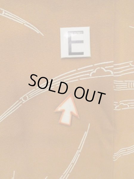 画像20: M0908A  女性用 羽織  シルク(正絹)  深い 緑色, 菊 灰色がかった【中古】 【USED】 【リサイクル】 ★★★☆☆ (20)