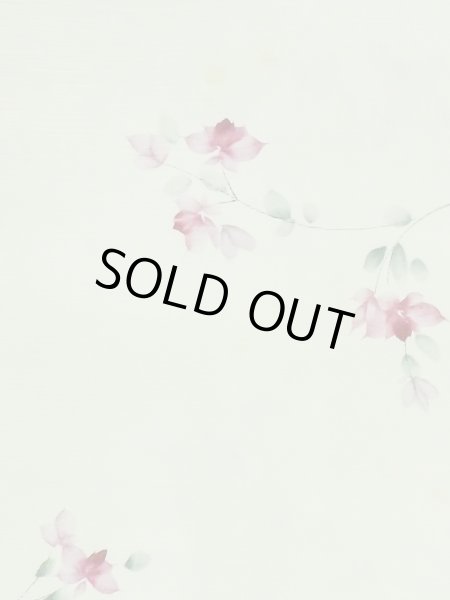 画像5: M0908C  女性用 羽織  化繊  淡い 黄緑色, 花 【中古】 【USED】 【リサイクル】 ★★☆☆☆ (5)