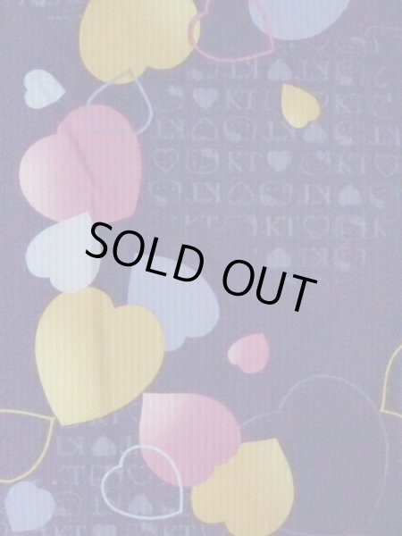 画像3: M0914D  女性用 浴衣（海外製） ハート、キティちゃん柄 綿   紺,  【中古】 【USED】 【リサイクル】 ★★☆☆☆ (3)