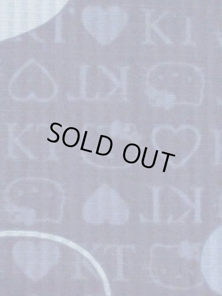 画像5: M0914D  女性用 浴衣（海外製） ハート、キティちゃん柄 綿   紺,  【中古】 【USED】 【リサイクル】 ★★☆☆☆ (5)